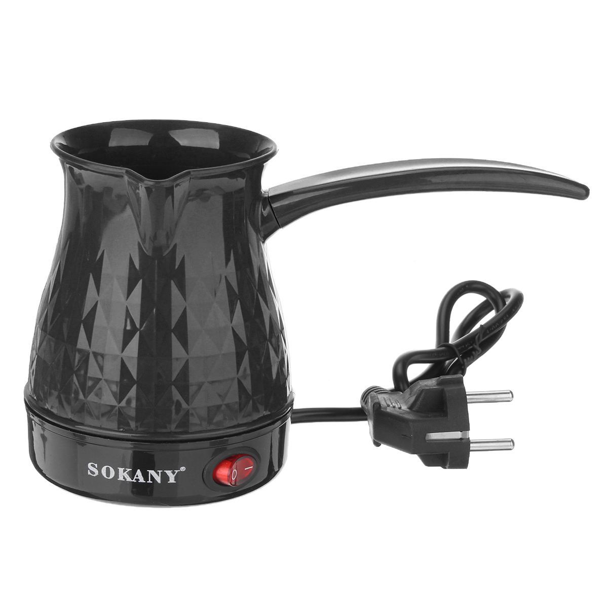 Cross-border sokany219 Turkish coffee pot, electric tea and milk pot, stainless steel separated Italian Mocha pot Specification image