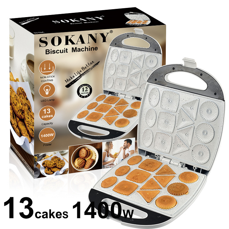 sokany cookie machine, household cake machine, DIY pancake machine, pancake rack