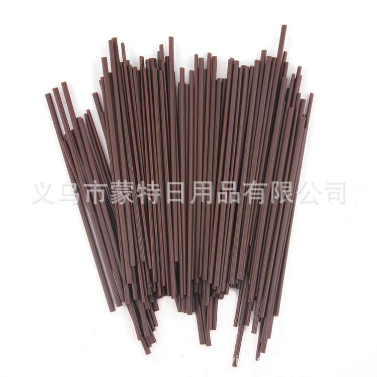 Green Red Coffee Color Double Hole Round Hole Coffee Stir Stick Cocktail Can Suck Coffee Stick Stir Stick Application Scenario