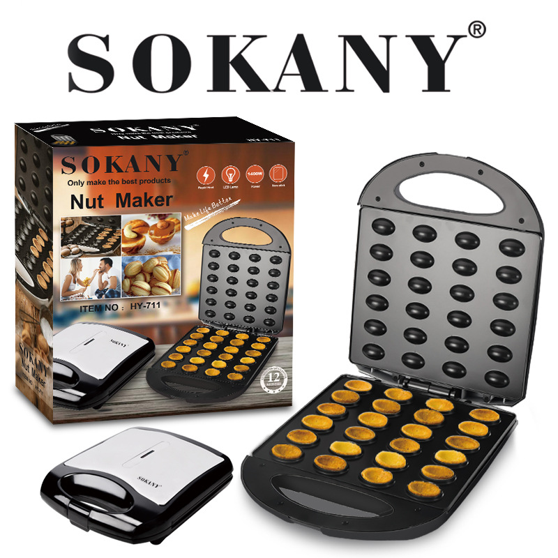 Cross-border sokany711 cake machine, griddle, household pancake machine, nut-shaped cake machine Application Scenario
