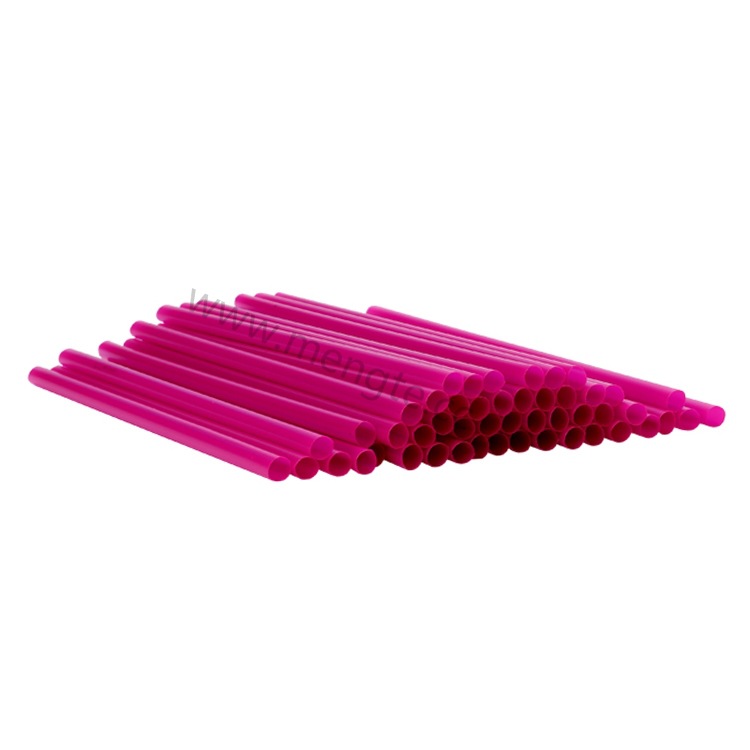 Pla Material Environmental Protection And Safety. Hygienic. Practical Degradation Of Red. Color. Blue. Purple Green Straight Straws