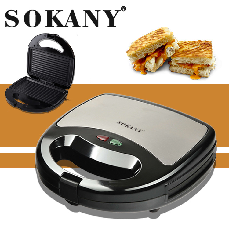 Cross-border sokany118 Home Sandwich Breakfast Machine, Light Food machine, waffle Machine, multi-functional Toast toaster
