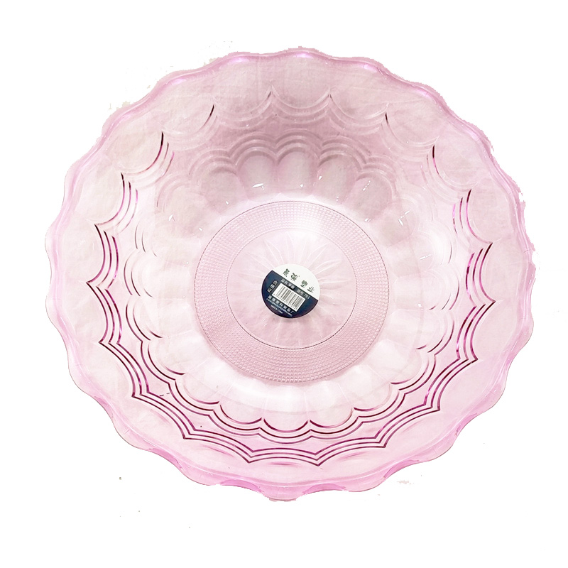 "I1412 701# Premium Fish-scale Fruit Platter, Fruit Basket, Fruit Basin, Pastry Plate, Home Goods 2-yuan Store. Item Picture