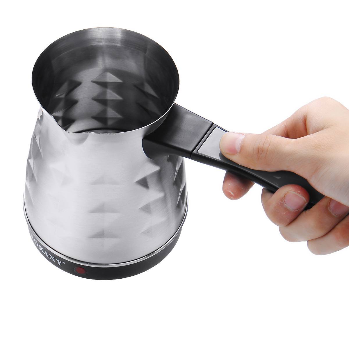 Cross-border bestseller sokany213 Turkish coffee pot, an eco-friendly stainless steel coffee pot for brewing yellow wine and hot milk tea Application Scenario