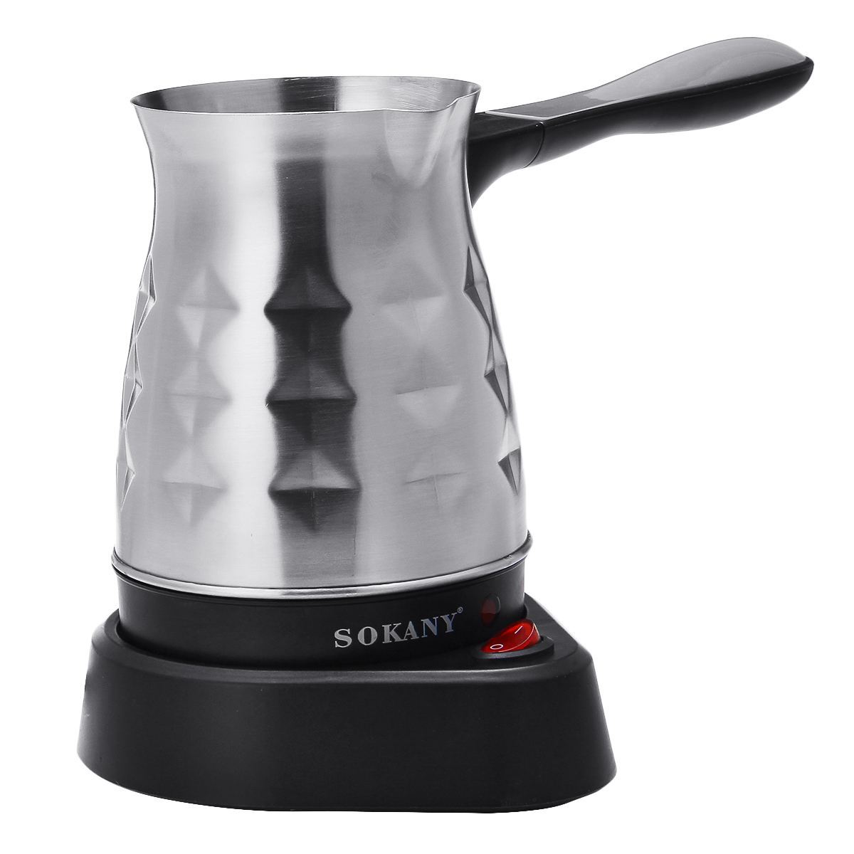 Cross-border bestseller sokany213 Turkish coffee pot, an eco-friendly stainless steel coffee pot for brewing yellow wine and hot milk tea Item Picture