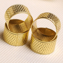 Golden sewing machine thimble ring ring thimble protection finger finger set small commodity wholesale manufacturers direct sales