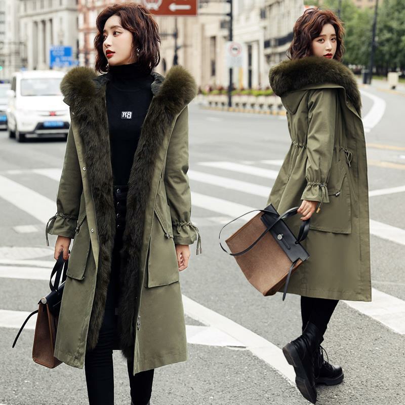 Add pile parker cotton coat female 2020 autumn and winter new age-reducing Foreign style Korean INS loose look thin cargo cotton clothes
