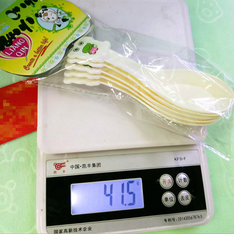 5 fashionable, cute and creative frog spoons, multi-functional plastic rice serving spoons, rice serving leaf spoons, factory direct sales Specification image
