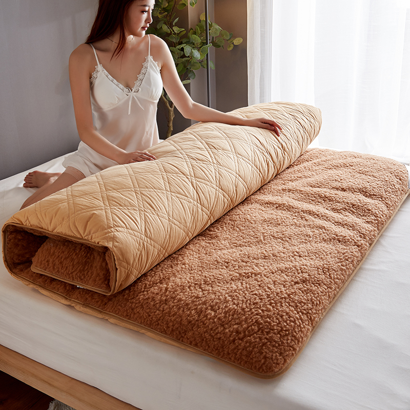 New 100% Australian wool soft mattress, camel-colored tatami mattress Specification image