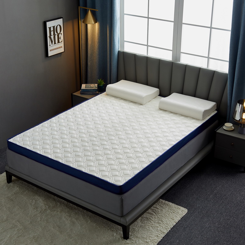 Three-dimensional latex memory cotton mattress Latex memory cotton - bamboo lattice white student dormitory mattress