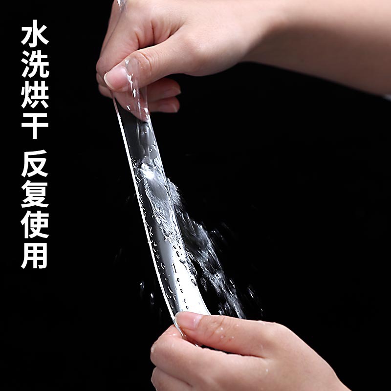 Magic Tape is a powerful, transparent, non-traceable, waterproof double-sided sticker that can be cut and is heat-resistant. It is a car fixing adhesive patch Specification image