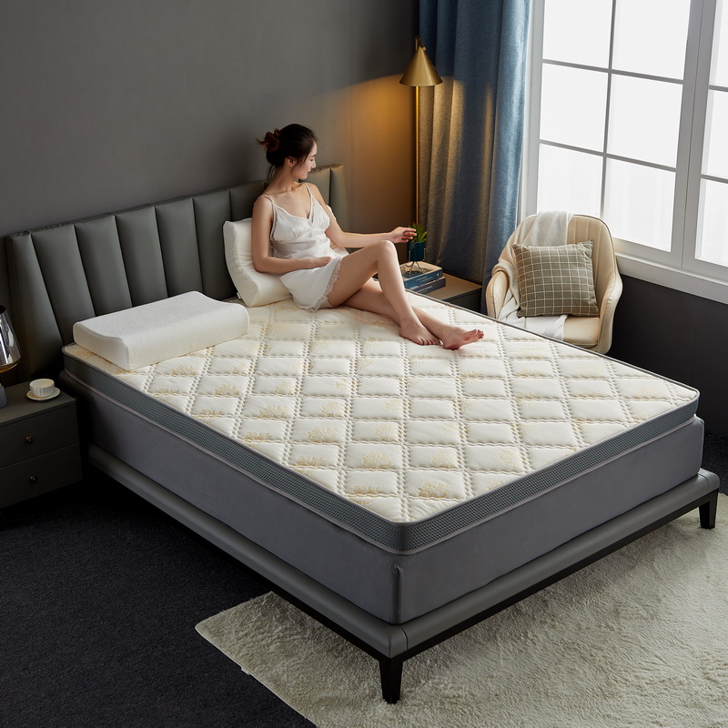 Three-dimensional latex memory cotton mattress Latex memory cotton - Fugui white student dormitory mattress