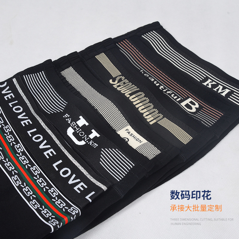 One-piece consignment service for Ms. Yan's small black pants, casual and fitted long pants with flexed and thickened fabric, black wide leg type, black belt opening with letters, one-piece consignment service details Picture