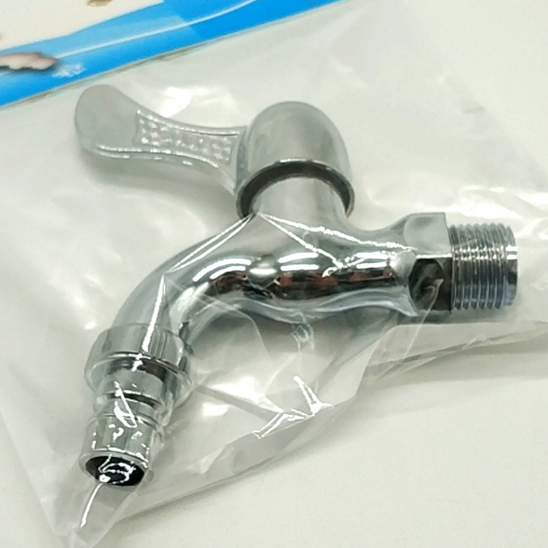 Sunshine Department Store Plastic Faucet Washing Machine Faucet Plastic Quick Open Single Cold Faucet Application Scenario