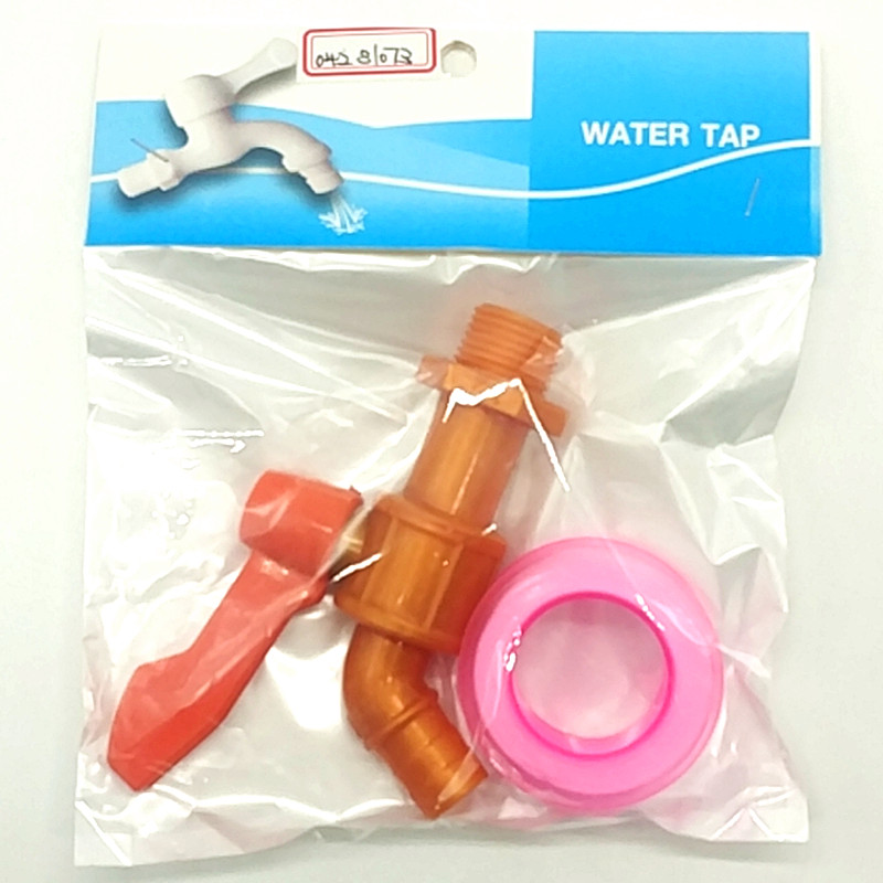 Sunshine Department Store hanging card plastic faucet + waterproof raw tape