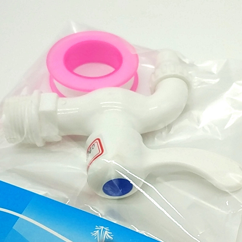 Sunshine Department Store plastic faucet nozzle + water-stop tape Application Scenario