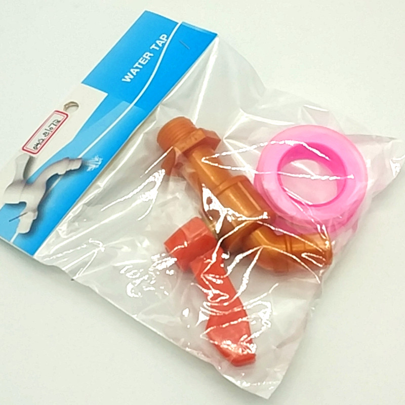 Sunshine Department Store hanging card plastic faucet + waterproof raw tape details Picture