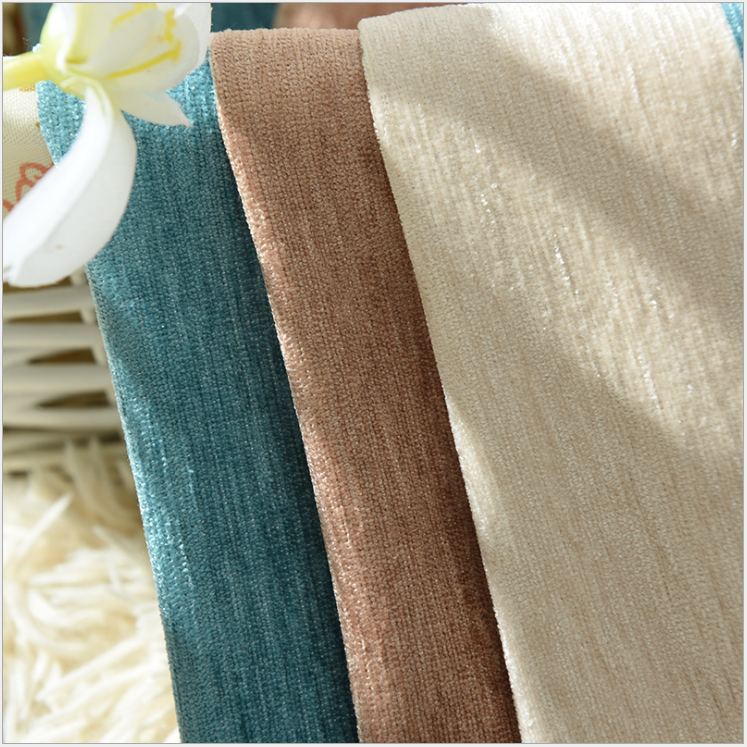 Factory direct sales of double-sided thickened Chenier soundproof and heat-insulating solid color simple bedroom curtains Specification image