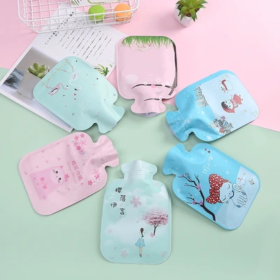 Xuanya wind large cartoon water hot water bag cute warm palace warm feet safe double warm sponge hot water bag thumbnail