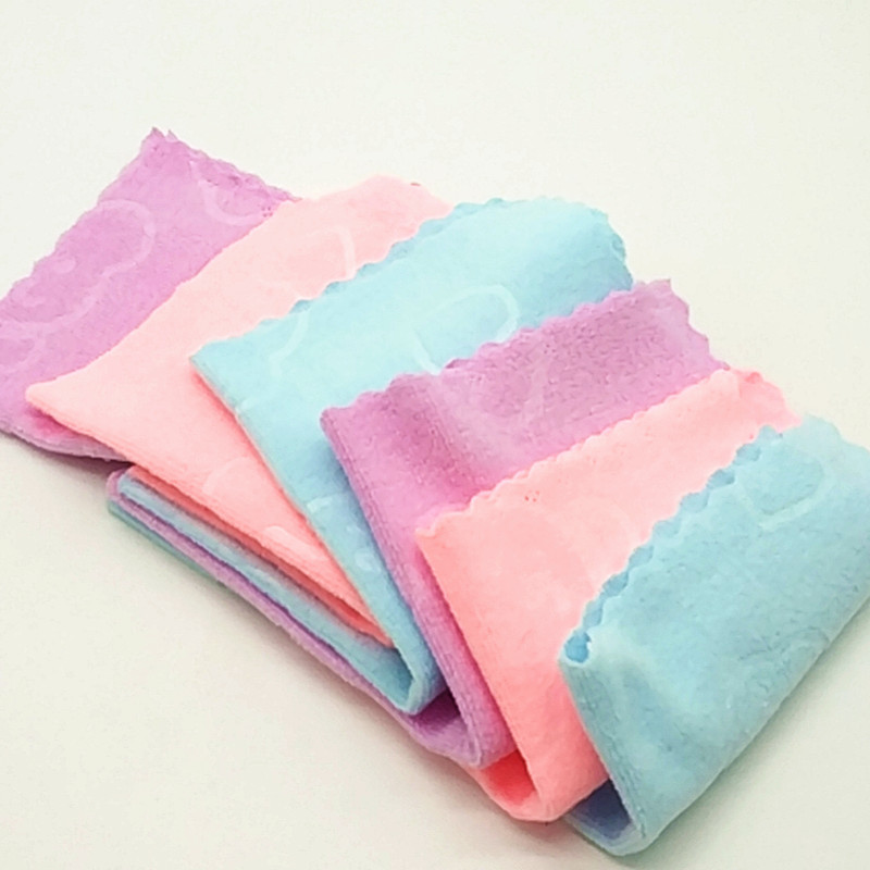 Sunshine Department Store 25*25cm hanging card 6 ultra-fine fiber cleaning cloths, super absorbent and non-shedding cleaning dishcloths Application Scenario