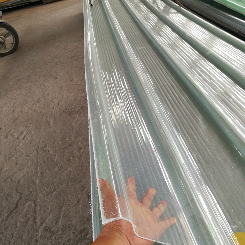 厂家直销玻璃钢平板 采光板 屋面透明瓦楞板 防腐蚀耐老化详情图3