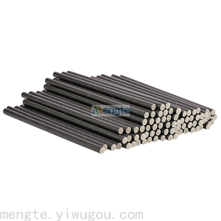 Degradable Straw Straw Wood Straw Straw Brown Paper Straw Straw Brown Paper Straw Straw Environmental Straw Hotel Catering Pie Supplies Item Picture