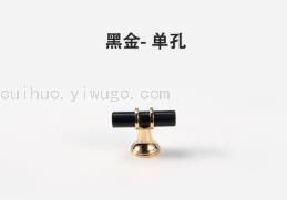 Aleación de zinc ligero de lujo negro tiradores de cajón armarios armarios tiradores de aleación de zinc muebles puertas y ventanas tiradores Specification image