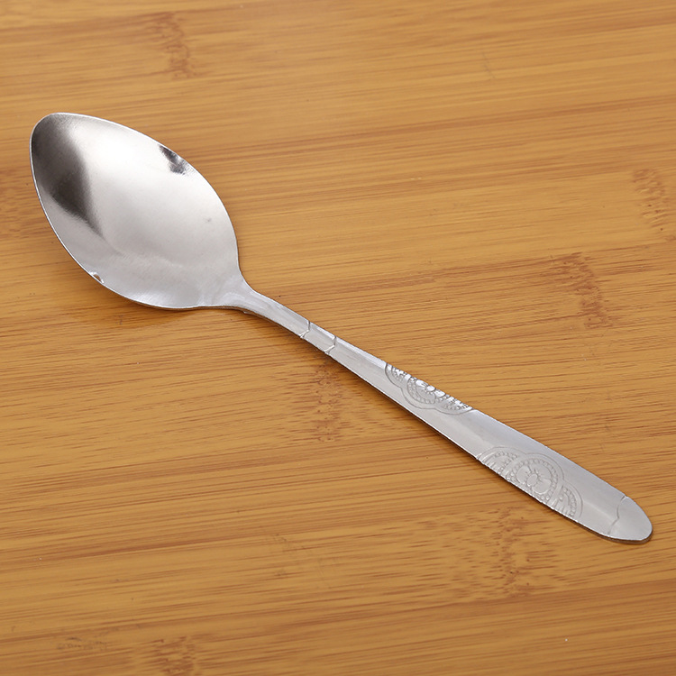 Dollar store bag stainless iron spoon spoon eat watermelon small stainless steel spoon