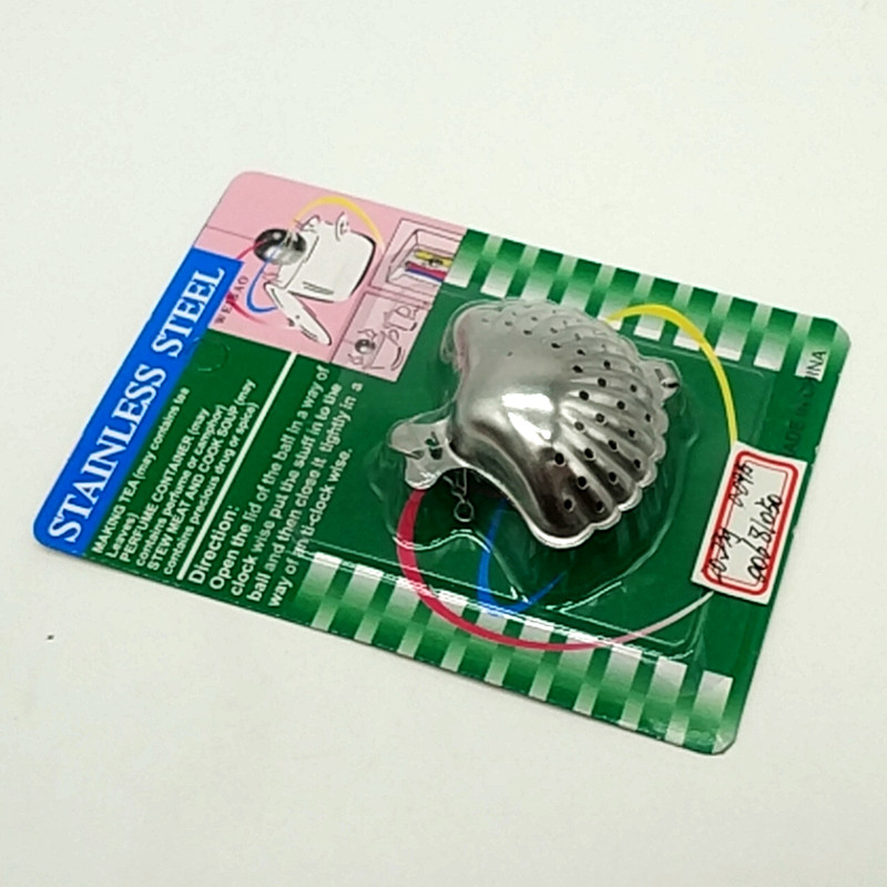 Sunshine Department Store BS-8009 Suction Card Shell Chain Flavor Treasure Tea Brewer, Seasoning Ball Tea strainer details Picture
