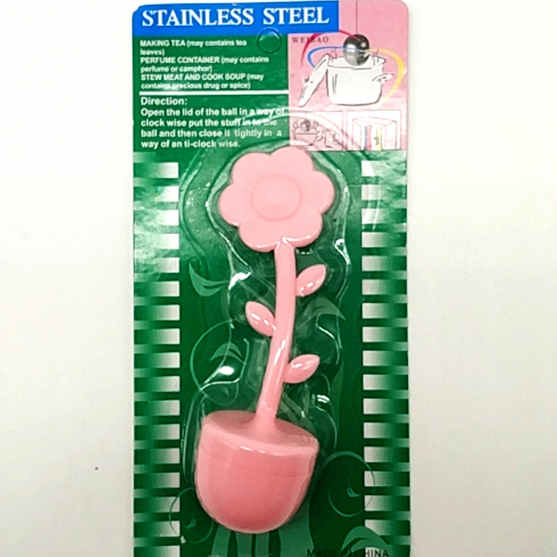 Sunshine Department Store BS-8011 vacuum-absorbing silicone gel flower-shaped Flavor Treasure Tea Ball Tea filter, soup seasoning packet filter ball