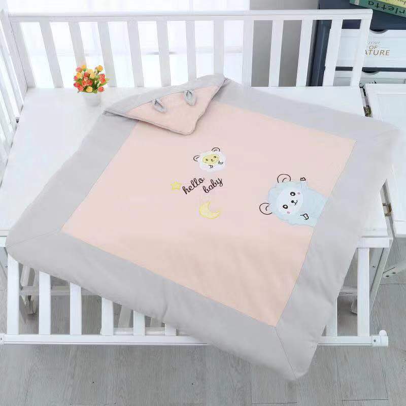 婴童抱被、被芯实物图