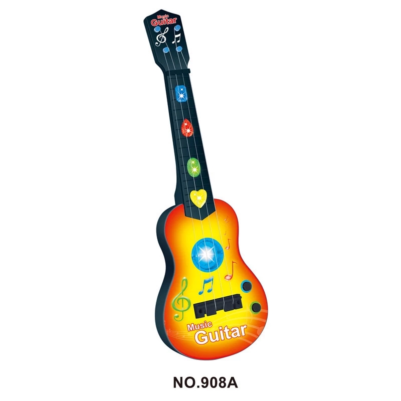 Factory direct sales of playable simulation ukulele mini guitars, children's early education music, street stalls, musical instrument toys Application Scenario