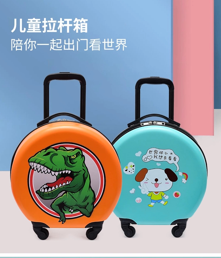 Children's luggage princess custom logo trolley case for boys and girls, suitable for sitting and riding, primary school luggage with universal wheels full figure