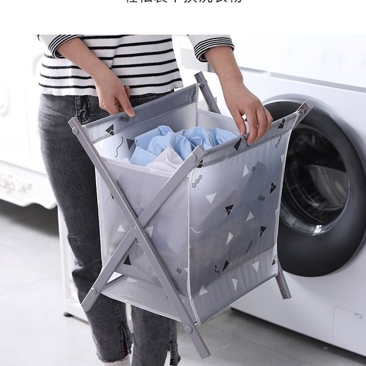 Cesta de ropa sucia cesta de almacenamiento de tela simple lavabo impermeable plegable libro juguete sucio dormitorio doméstico Application Scenario