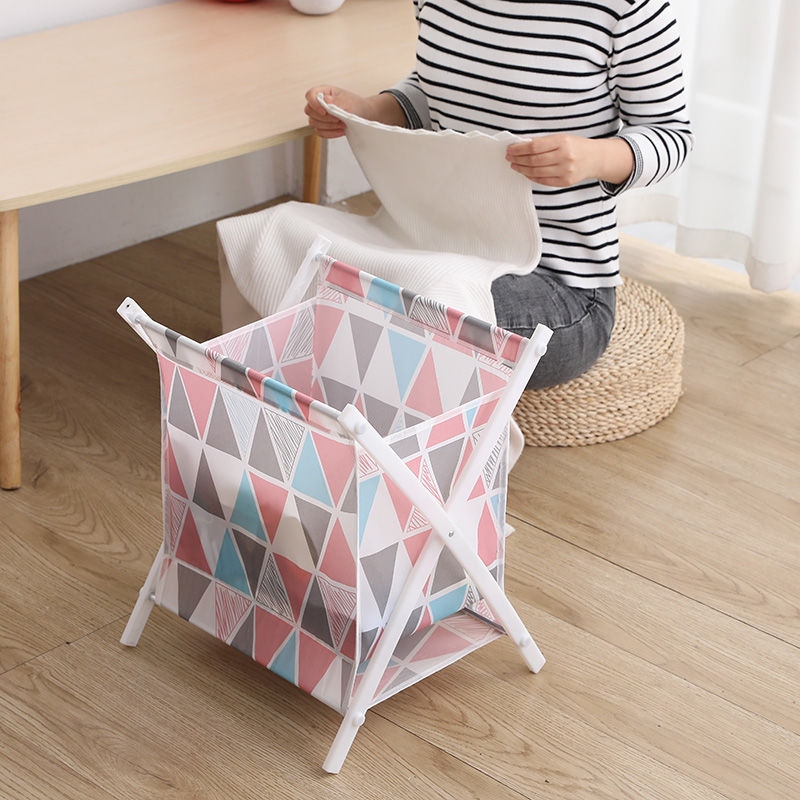 Cesta de ropa sucia cesta de almacenamiento de tela simple lavabo impermeable plegable libro juguete sucio dormitorio doméstico details Picture