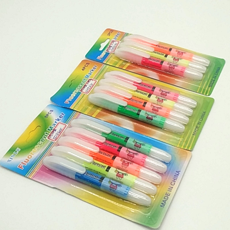 Sunshine Department Store XL-215 Plush Rabbit Fluorescent Note-taking Pen, Colored Marker Pen, School supplies Application Scenario