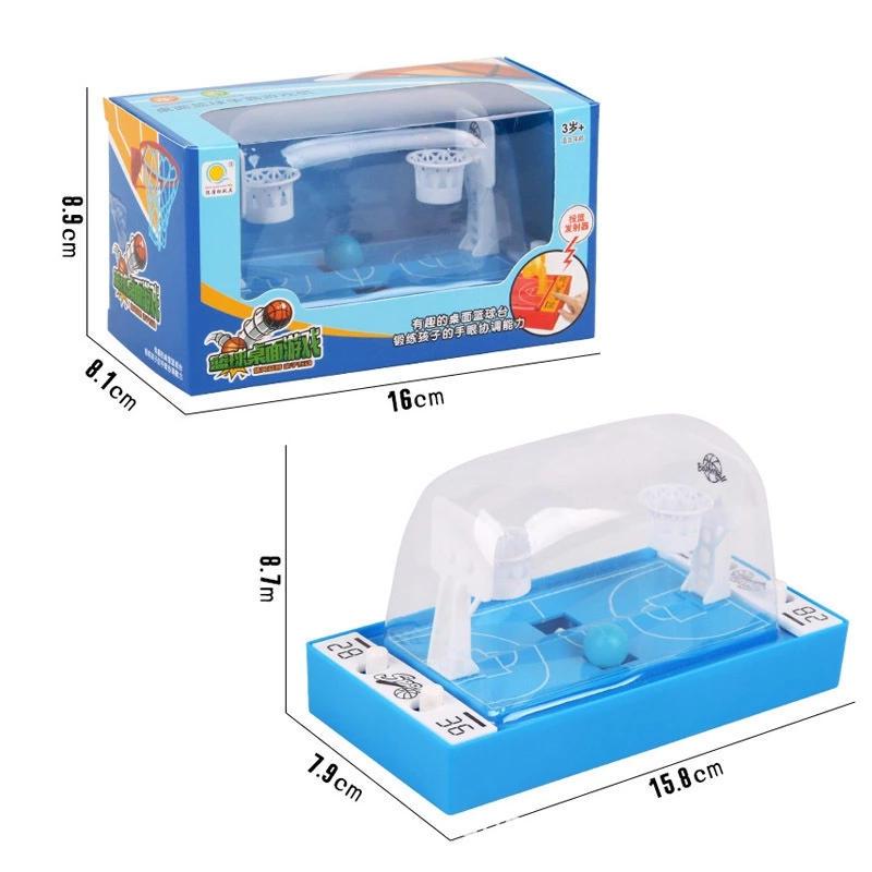 Children's educational tabletop basketball shooting game mini finger bouncing basketball court educational interactive tabletop basketball game Specification drawing