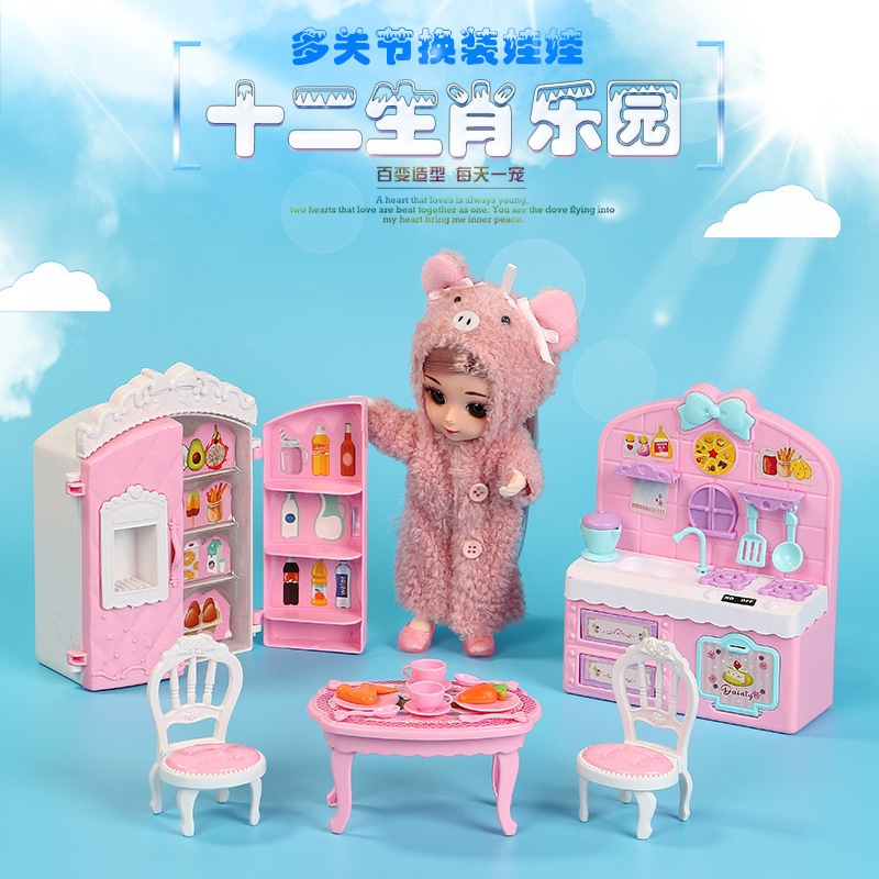 Factory direct sales of new best-selling products: 12 Chinese zodiac dolls, BJD clothing, multi-joint dress-up dolls, and hot sales at the street stall Application Scenario