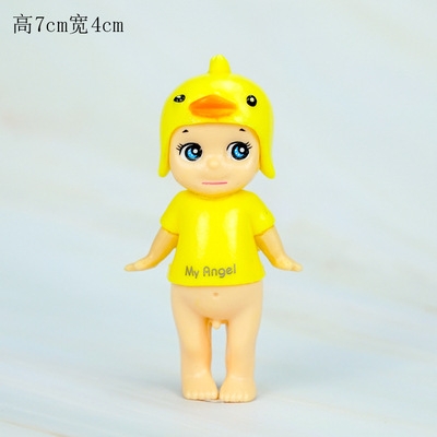 Solid Angel and Devil Chubby doll baking cake decoration plush toy is selling well Item Picture