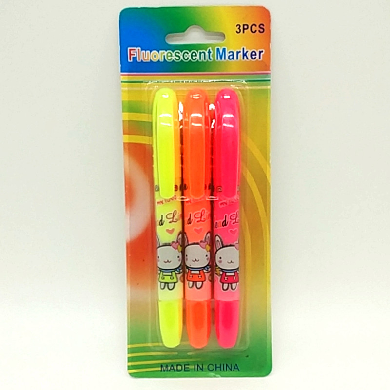 Sunshine Department Store XL-217 Card-absorbing Rabbit Highlighters, student Watercolor pens, Markers, Office supplies Application Scenario