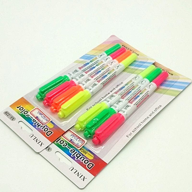 Sunshine Department Store XL-228 card-absorbing double-headed color highlighters, student markers, watercolor pens, office supplies Item Picture