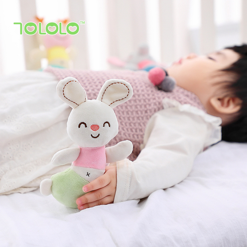 Baby toys for 0-1 years old: dancing dolls, hand-cranked bells, educational soothing dolls, plush toys for newborns details Picture