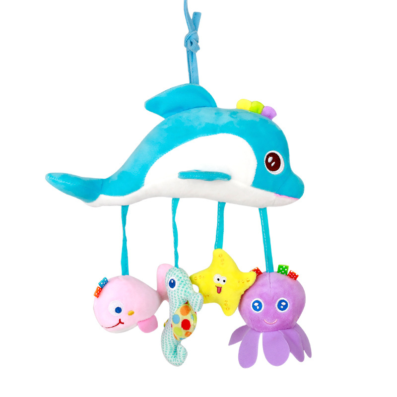 Baby stroller hangers, animal bed bells, soothing plush toys, baby rattle bells, baby bed hangers, educational toys Item Picture
