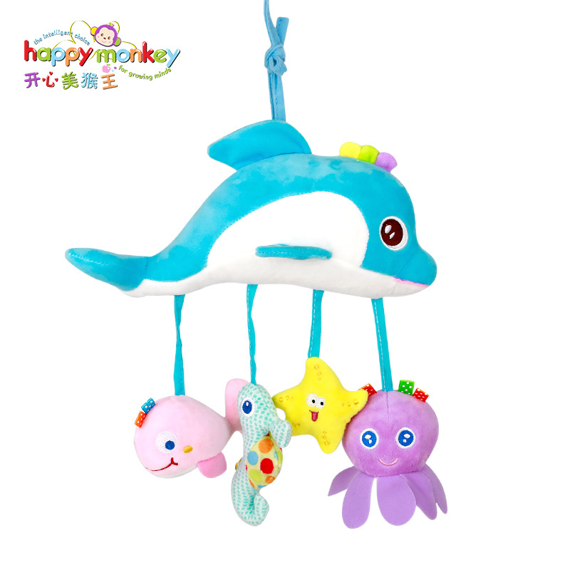 Baby stroller hangers, animal bed bells, soothing plush toys, baby rattle bells, baby bed hangers, educational toys Specification image