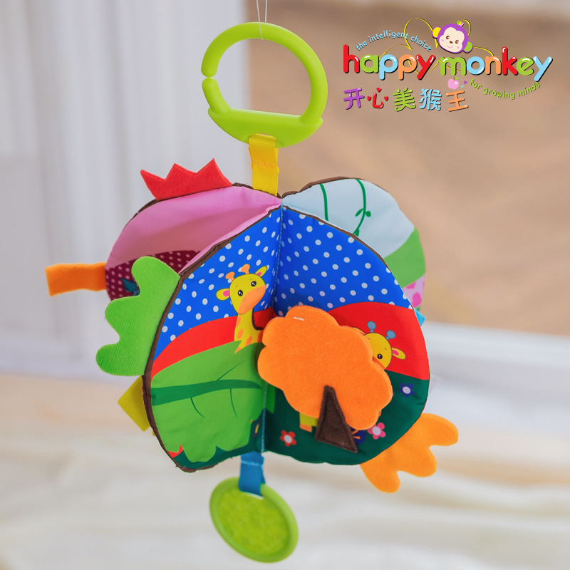 Baby books, baby educational cloth books, early education toys, tear-resistant three-dimensional cloth books, sound-making paper Application Scenario