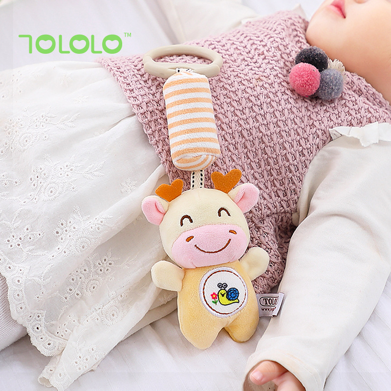 Factory direct sales of baby toys, plush children's wind chimes, soothing lathes, hanging newborn bed bells Specification image