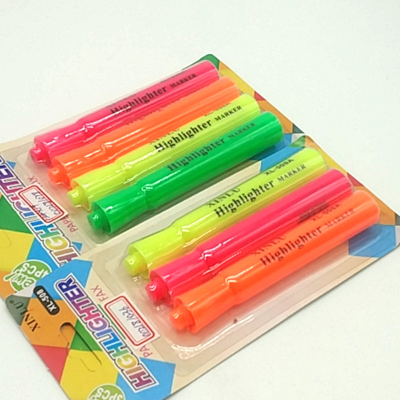 Sunshine Department Store XL-508 card-absorbing Highlighter pens, 4/3 student watercolor pens, office supplies Item Picture