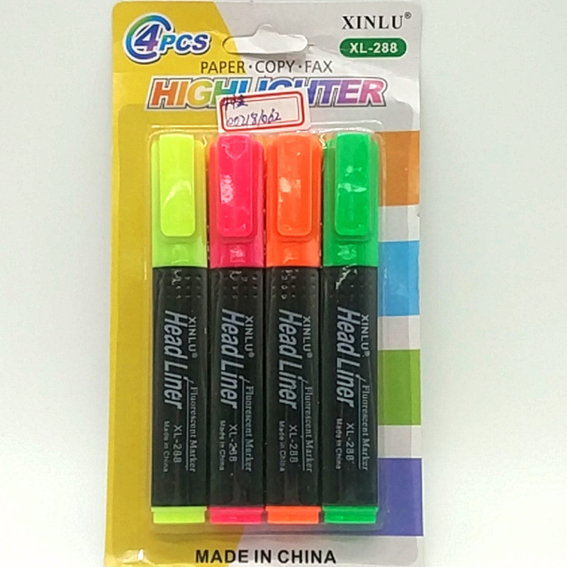 Sunshine Department Store XL-288 flashcard 4/3 highlighter pens, student watercolor pens, office supplies