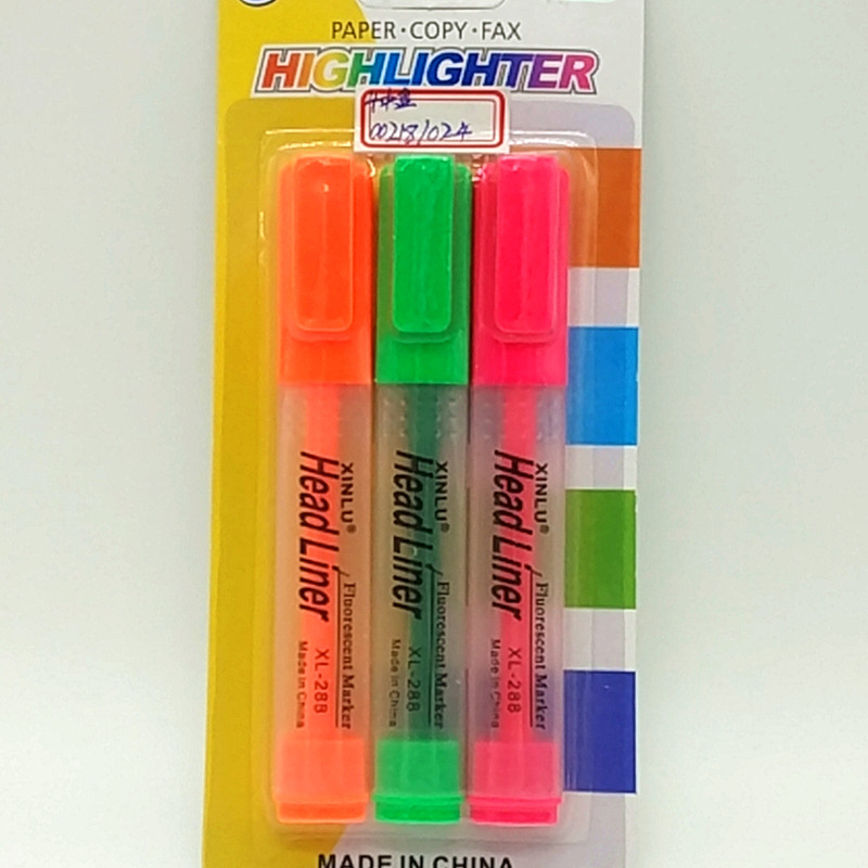 Sunshine Department Store XL-288 flashcard 4/3 highlighter pens, student watercolor pens, office supplies Application Scenario