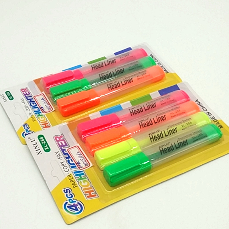 Sunshine Department Store XL-288 flashcard 4/3 highlighter pens, student watercolor pens, office supplies Item Picture